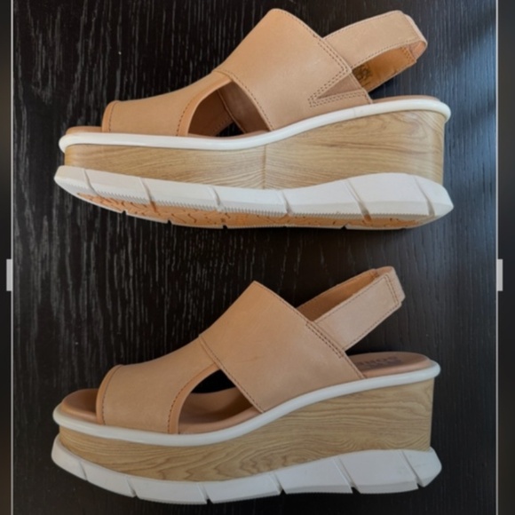 Sorel Shoes - Joanie III Slingback Sandals Honest Beige, White